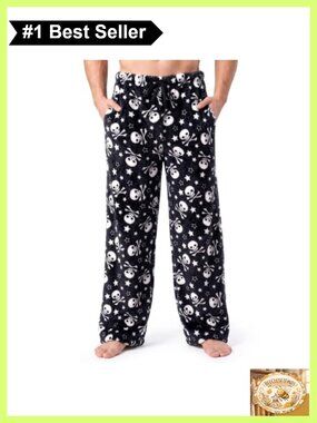 Halloween Fleece Pajama Pants Soft Warm Drawstring Pockets Lounge Bottoms